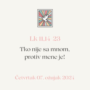 evanđelje dana 07 03