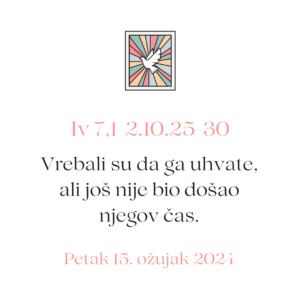 evanđelje dana 15 03