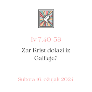 evanđelje dana 16 03