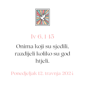 evanđelje dana 12 04