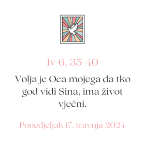 evanđelje dana 17 04