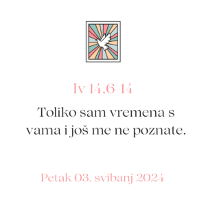 evanđelje dana 03 05