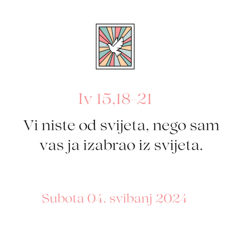 evanđelje dana 04 05