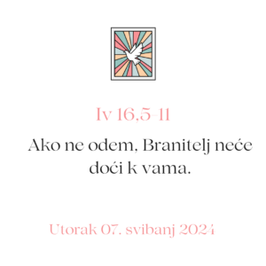 evanđelje dana 07 05