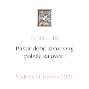 evanđelje dana 21 04