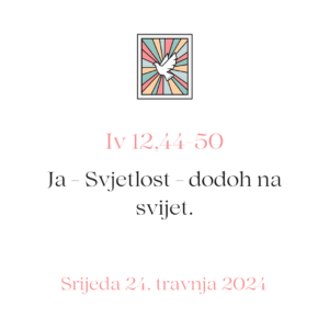 evanđelje dana 24 04